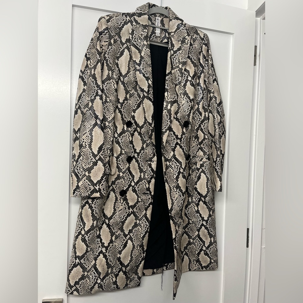 Snakeskin coat